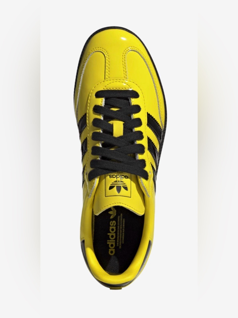 NIB [adidas] Samba Originals OG Sneakers Shoes Yellow/Black Women’s 5/5.5 Y4/4.5 - Picture 4 of 16